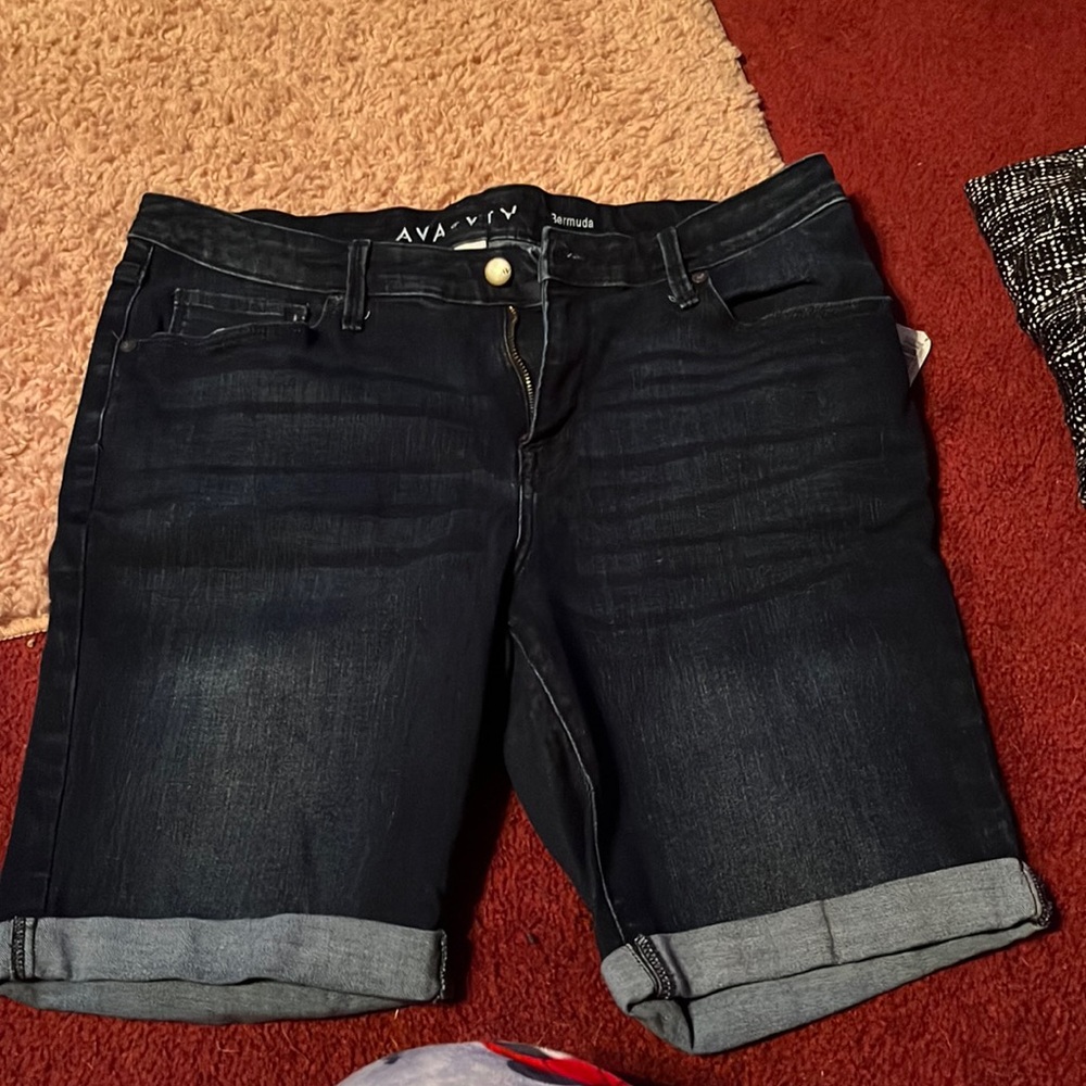 Ava and Viv jean shorts, 16W